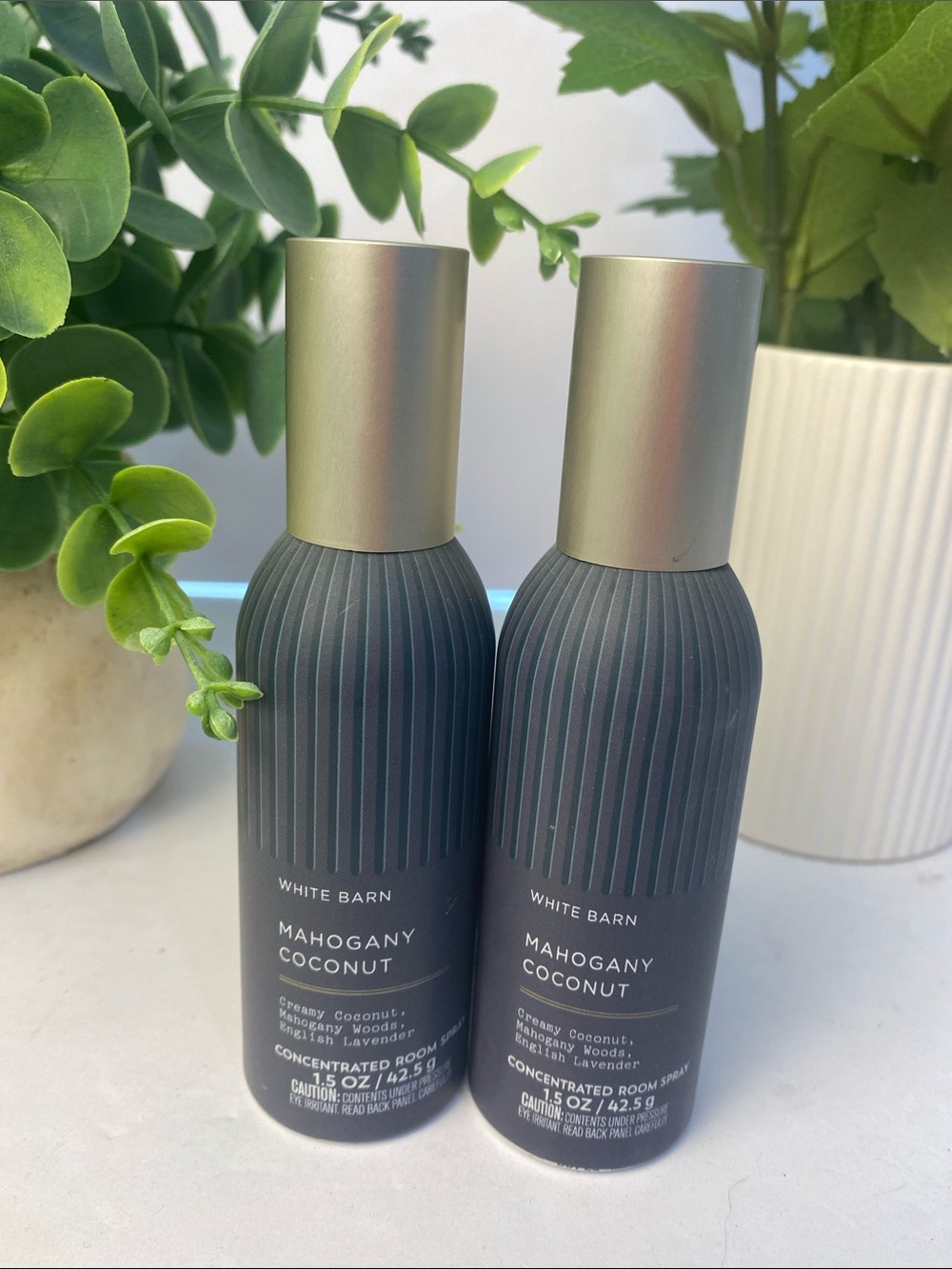 “Mahogany Coconut” Bath & Body Works 2 New Concentrated Room Sprays - Picture 1 of 4